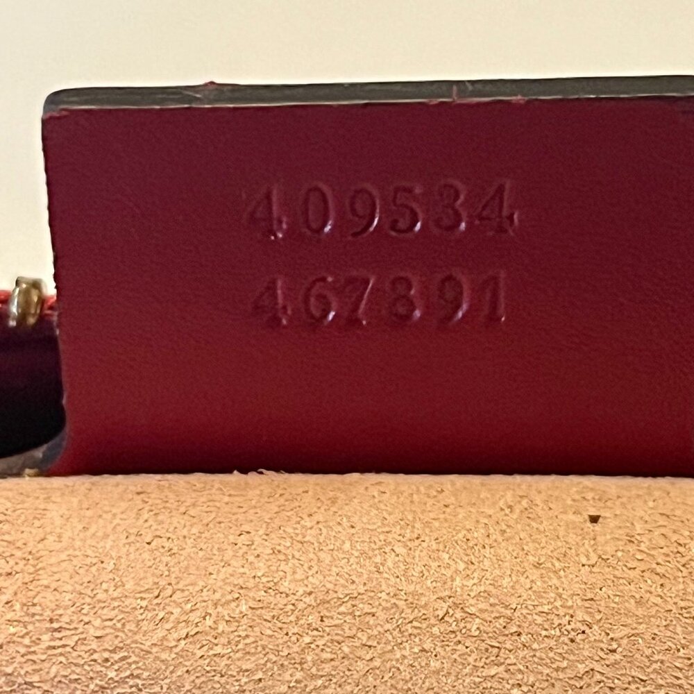 Gucci Red Microguccissima Leather Top Handle - Picture 11 of 15
